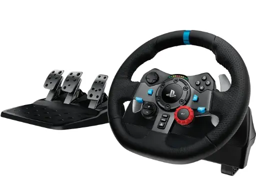 Logitech G29 Driving Force Racing Wheel and Floor Pedals for PS5, PS4,PS3 and PC