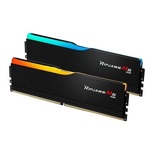 [GS1268] RAM 32GB 16X2 6400MHZ DDR5 RGB G.SKILL BLACK RIPJAWS M5