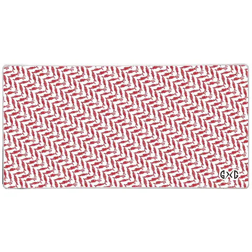 [GS0533] GXG Gaming Mouse PAD Shemagh RED 90x40cm 4mm مقاوم للماء شماغ أحمر (الإصدار الثاني)
