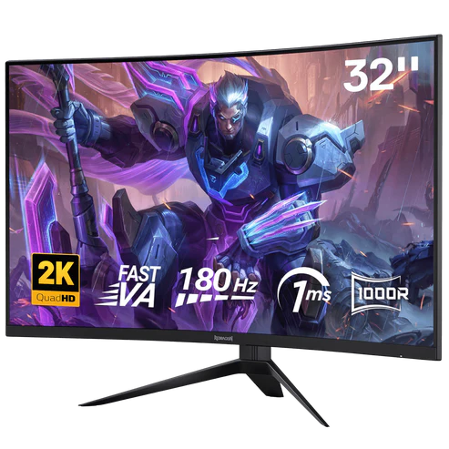 [GS1368] Redragon Monitor 32" 180Hz 1MS Curved  QHD GM32h2q va