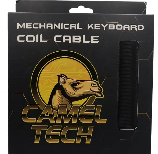 [GS0171] CABLE CAMEL TECH COILED - BLACK