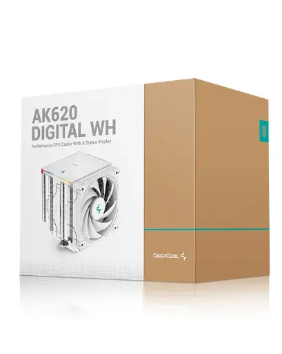 [GS0353] DEEPCOOL CPU Air Cooler AK620 DIGITAL WHITE