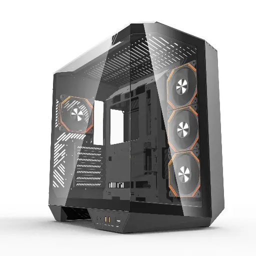 [GS0331] Case DarkFlash DY470 BLACK with 4x ARGB Fans