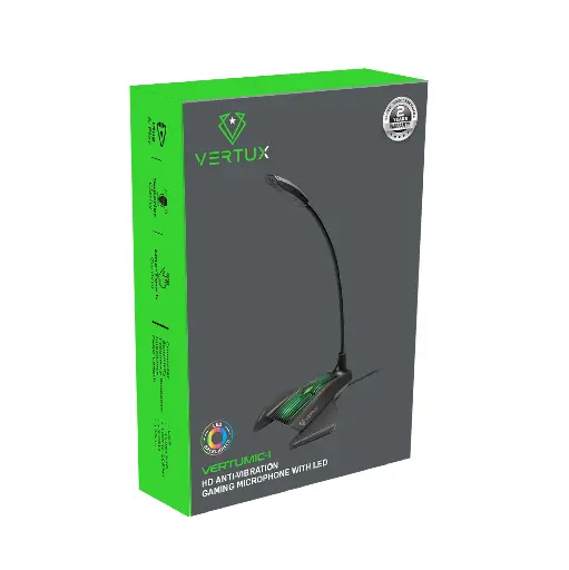 [GS2132] VertuMic-1 High Definition Anti-Vibration Gaming Microphone with LED
