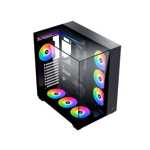 [GS0269] CASE XIGMATEK AQUA V BLACK 7 FAN RGB