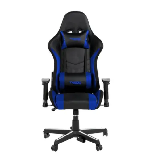 [GS1474] Twisted Minds 5 in 1 Gaming Chair Black & Blue - TM8410-NB