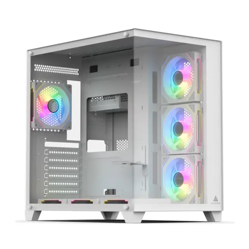 [GS0221] CASE MERCURY R425 PRO (TYPE-C) 7 ARGB FANS WHITE