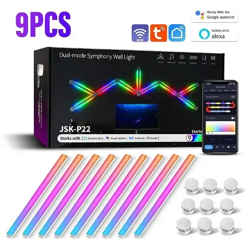 [GS2131] V8J Symphony Wall Light Smart black JSK-P22 