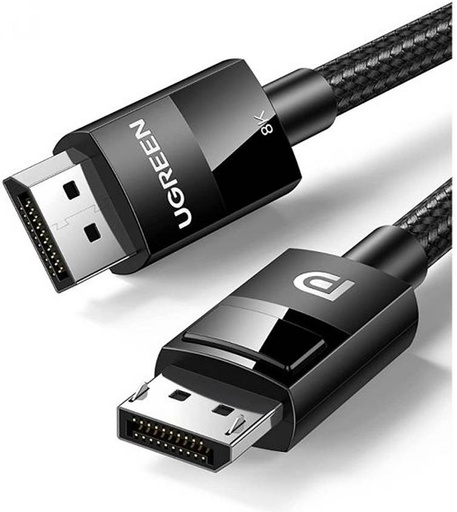 [GS0176] CABLE UGREEN DISPLAY PORT 1.4 MALE TO MALE PLASTIC CASE BRAIDED 5M - 80394