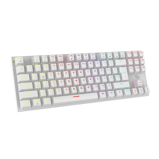 [GS1198] Porodo Gaming TKL Mechanical Keyboard WHITE- PDX222