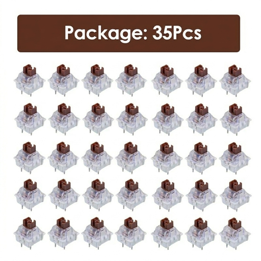 [GS0964] Mechanical Keyboard Switch 35 piece - brown