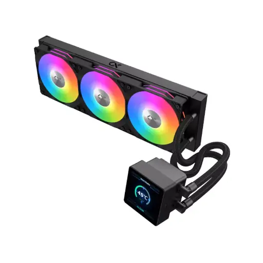[GS2174] Xigmatek Connect 360 Smart LCD ARGB CPU Liquid Cooler  Black 