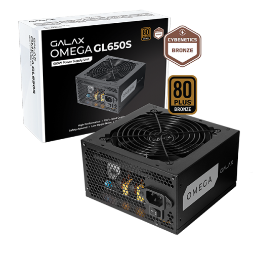 [GS0443] GALAX OMEGA GL650S Non-Modular Power Supply Black