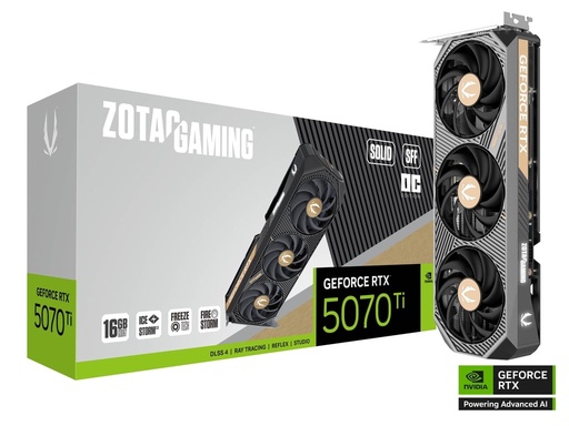 [GS0024]  GeForce RTX 5070 Ti SOLID OC ZOTAC GAMING