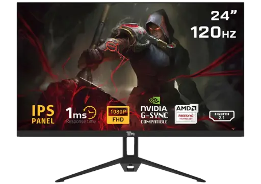 [GS1478] Twisted Minds Eco Series Gaming Monitor,Flat 24 120Hz  Black TM24FHD120IPS