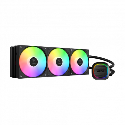 [GS0453] GAMDIAS AURA GL360 V2 Black Liquid Cooler