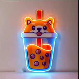 [GS0014]  BOBA MIKTEA DOG LED - AA