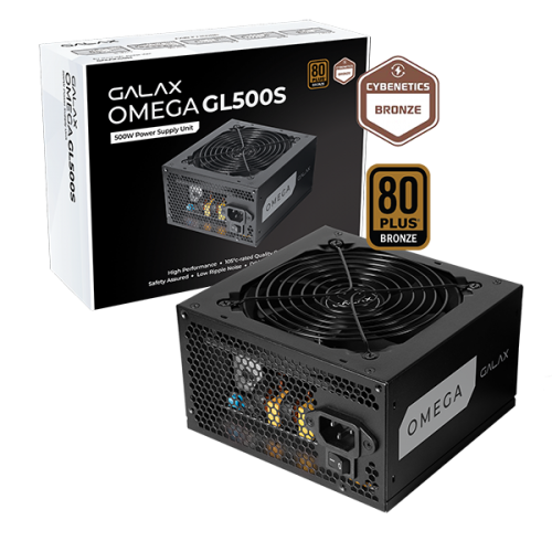 [GS1180] POWER SUPPLY GL500S  GALAX OMEGA Non-Modular / 500W Cybenetics Bronze