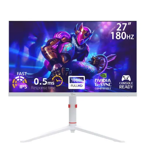 [GS1491] Twisted Minds White 27" 180HZ 0.5MS Fast IPS  Gaming Monitor – TMA27FHD180IPS 