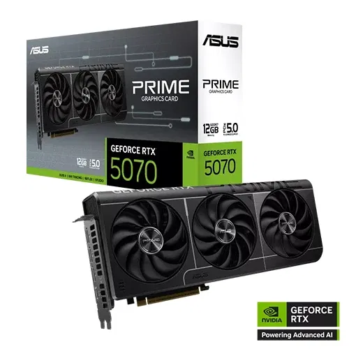 ASUS Prime GeForce RTX™ 5070 OC Edition 12GB GDDR7