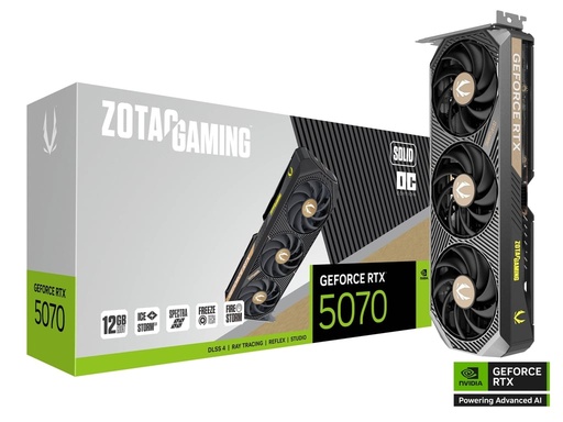 [GS0590] GeForce RTX 5070 OC SOLID ZOTAC GAMING
