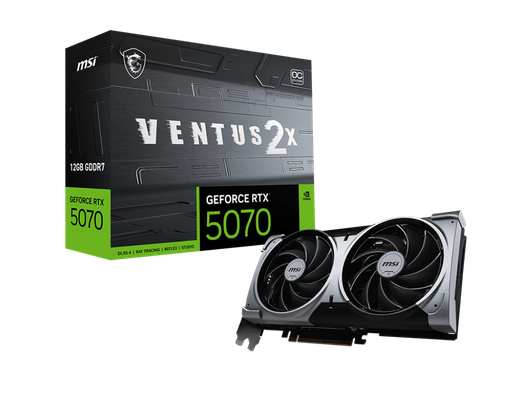 [GS0598] GeForce RTX™ 5070 12G VENTUS 2X OC MSI