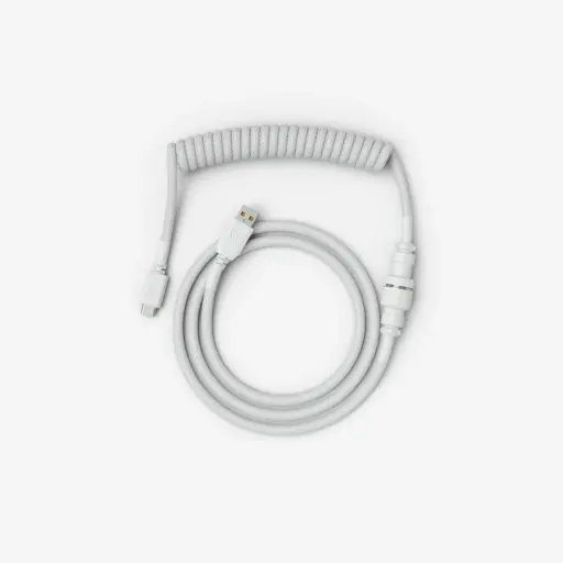 [GS0307] CLORIOUS COILED CABLE- CHOST WHITE