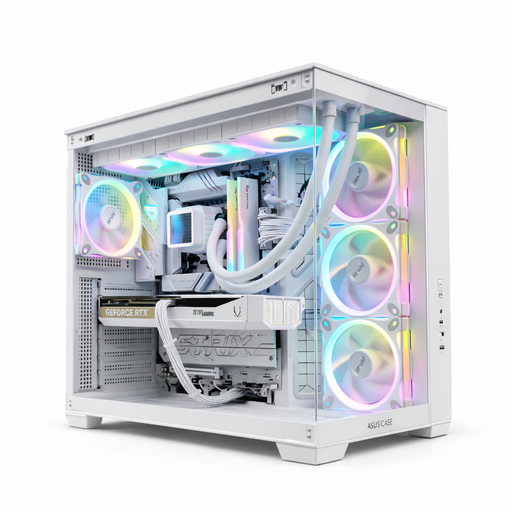PC FULL WHITE Ultra 7 265KF & GeForce RTX 5070 GDDR7 & RAM 32GB 16X2 DDR5 