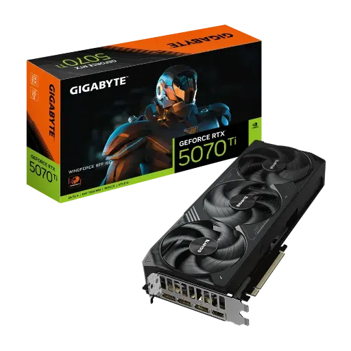 [GS0603] GeForce RTX™ 5070 Ti OC WINDFORCE SFF 16G GIGABYTE GV-N507TWF3OC