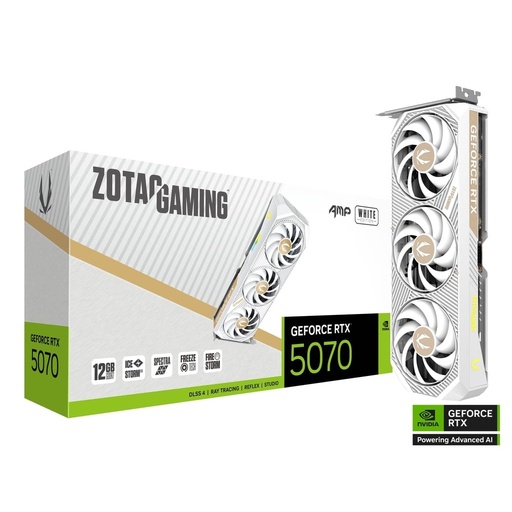 [GS2404] GeForce RTX 5070 AMP WHITE ZOTAC GAMING 