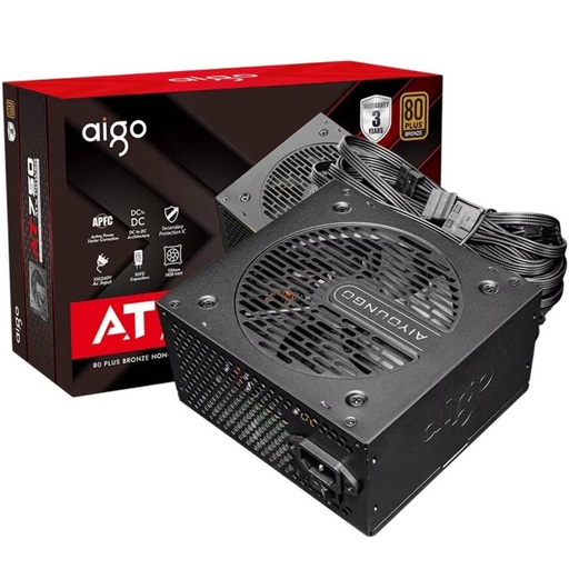 [GS2351] Aigo AT750 Power Supply 750W, 80 Plus Bronze Certification