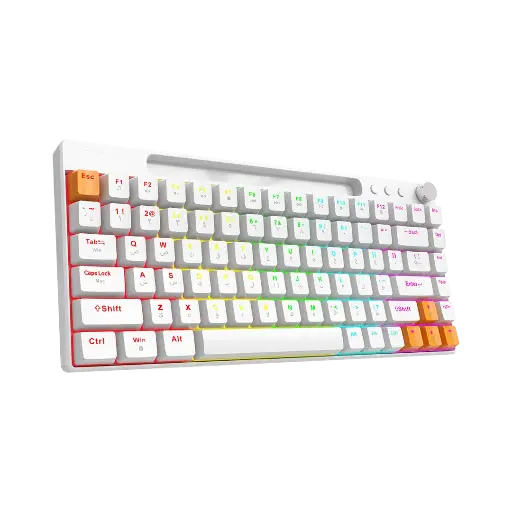 Porodo Gaming Wired mechanical Keyboard White (PDX266-WH)