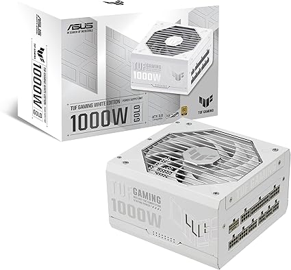 [GS2324]  POWER SUPPLY  ASUS TUF Gaming 1000W Gold White Fully Modular 80+ Gold