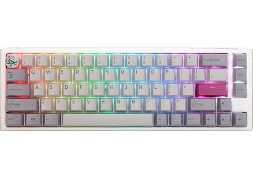 USED Keyboard  Ducky One 3 Mist Grey SF 65% Cherry US Mechanical Gaming 