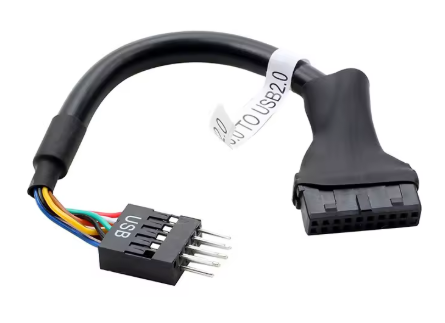 [ADN004] CABLE  20 PIN USB 3.0 FEMALE TO 9 PIN USB 2.0 MALE 