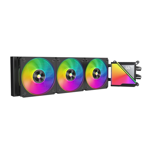 [GS2370] CPU Liquid Cooler Stellar Realm 360mm Black Jungle Leopard