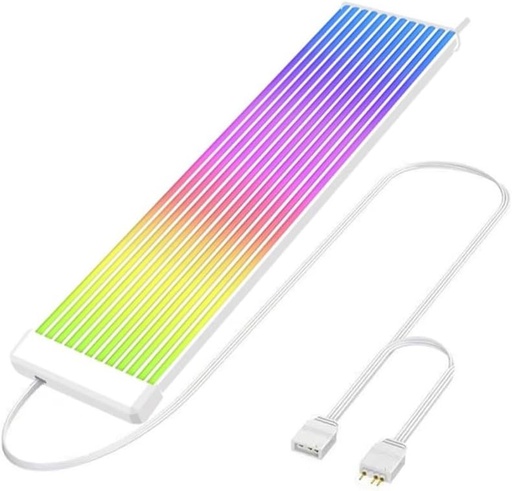 Neon Line Motherboard 24 pin ARGB WHITE Jungle Leopard