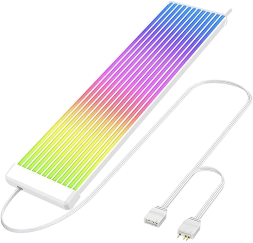 [GS2451] Neon Line Motherboard 24 pin ARGB WHITE Jungle Leopard
