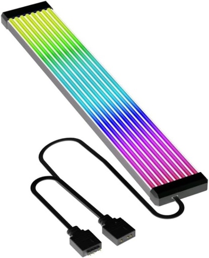 [GS2448] Neon Line ARGB 8 Pin Black Jungle Leopard, for GPU/CPU/Chassis Decoration