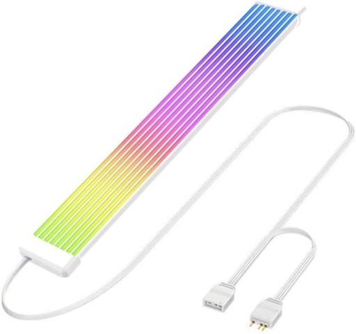 [GS2449] Neon Line ARGB 8 Pin White Jungle Leopard, for GPU/CPU/Chassis Decoration