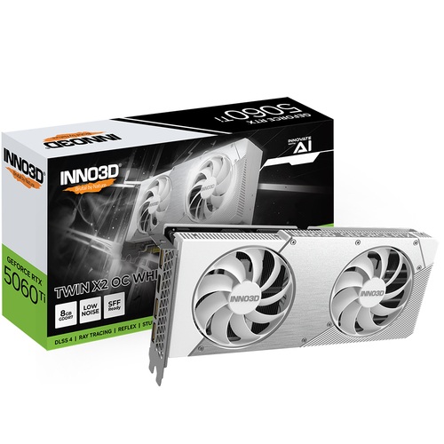 [GS2429] INNO3D GeForce RTX™ 5060 Ti 8GB TWIN X2 OC WHITE