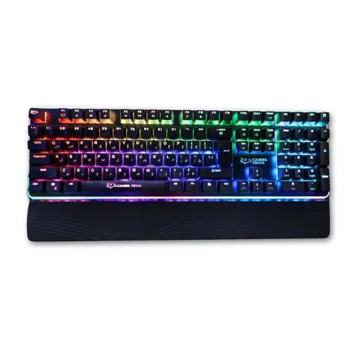 USED Keyboard camel tech Mechanical Sahara 108 Layout RED SWITCH : ENG/AR 