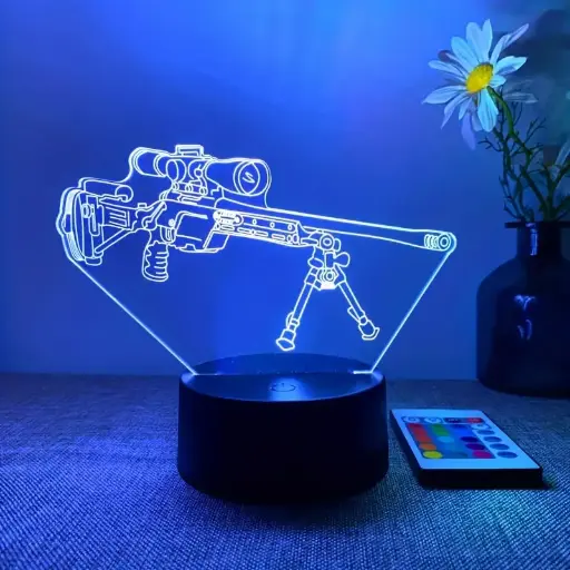 [HMD008] 3D Night Light Black