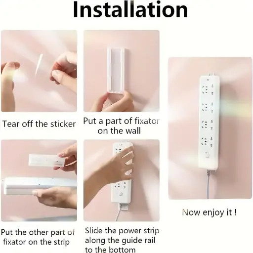 [MHT02] MHT Power strip holder, wall-mounted