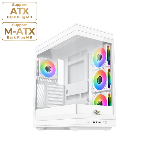 [GS2481] XIGMATEK Meta Arctic WHITE EATX Case