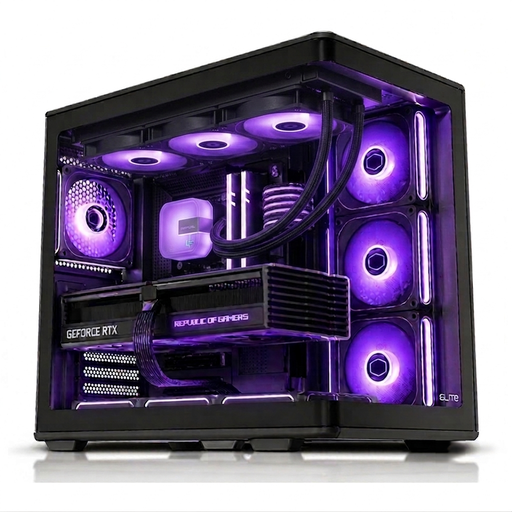 PC AMD Ryzen 7 9800X3D & GEFORCE RTX5070 TI 16GB GDDR7 & RAM 32GB 16X2 DDR5 &  NVMe M.2 SSD read speeds of up to 14,000MB/s