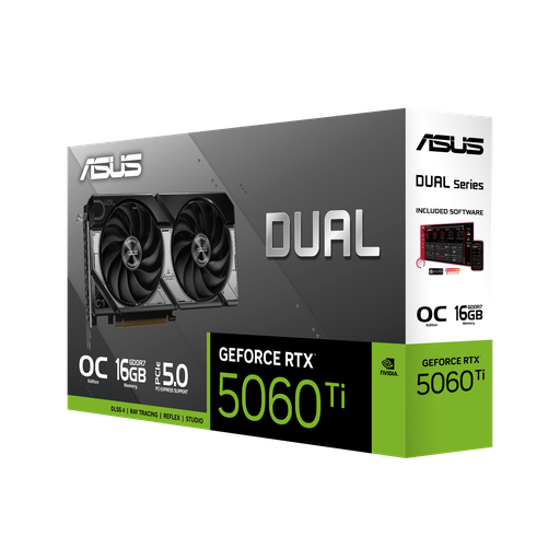 ASUS Dual GeForce RTX™ 5060 Ti 16GB GDDR7 OC Edition