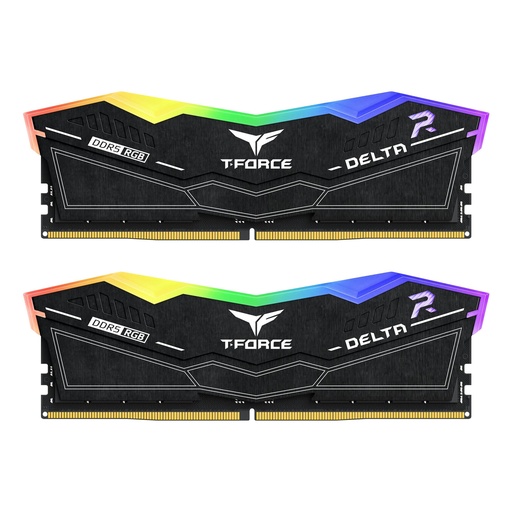 [GS2581] RAM TEAM T-FORCE 32GB 16X2 6400MHZ DDR5 RGB BLACK