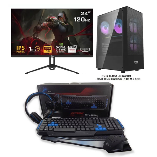 Gaming PC SETUP I5 14400F & RTX3050 GDDR6