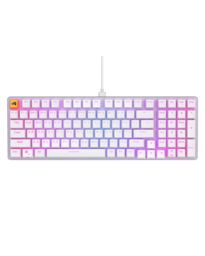 [GS2622] KEYBOARD Glorious Mechanical GMMK2 White 96% ARABIC Layout